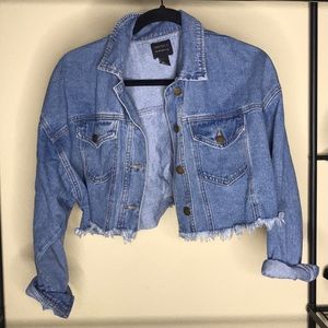 Forever 21 Women’s Cropped Jean Jacket